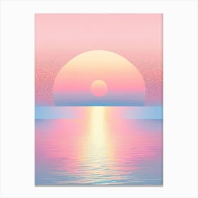 Sunset Painting, Abstract Canvas Print
