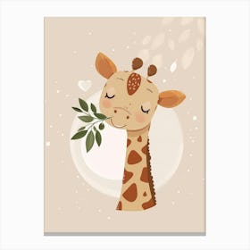 Cute Giraffe Canvas Print