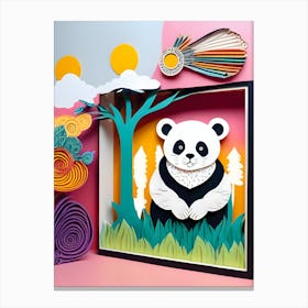 Panda Bear ~ Reimagined 1 Canvas Print