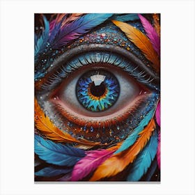 Visions of the Infinite: I Put An Eye On You Series Canvas Print