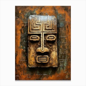 Herero Heritage - African Masks Series Canvas Print