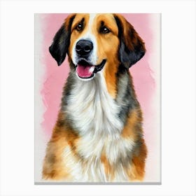 Anatolian Shepherd Dog 2 Watercolour dog Canvas Print