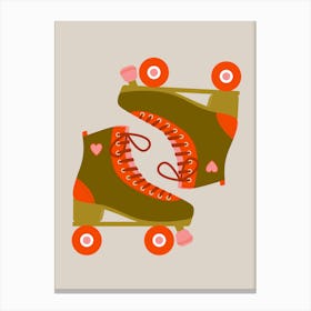 rollerskates Canvas Print