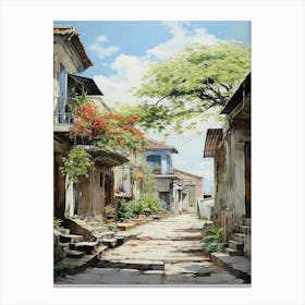 Old Manila Street 3 Canvas Print