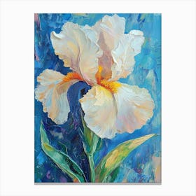 White Iris 1 Canvas Print