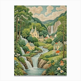 Elvish Village Canvas Print