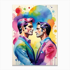 Rainbow Men Canvas Print