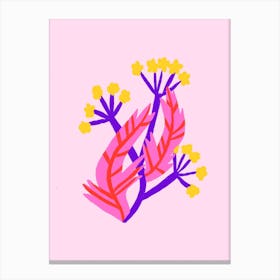 Yarrow Flower Canvas Print