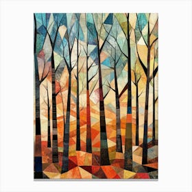 Trees In The Forest 6 Canvas Print