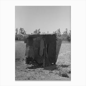 Untitled Photo, Possibly Related To Front Porch Of Sharecropper Cabin, Southeast Missouri Farms By Russell 4 Canvas Print