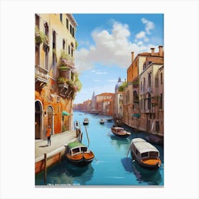 Venice Canal.7 Canvas Print