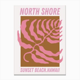 North Shore Beach Hawaii Canvas Print