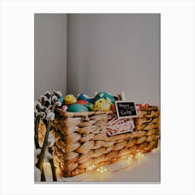 Easter Basket 30 Canvas Print