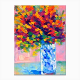 Todays Still Life Matisse Inspired Flower Canvas Print