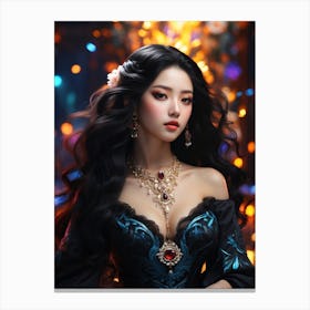 Chinese Beauty Canvas Print