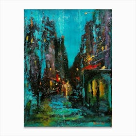 Night In Paris 1 Canvas Print
