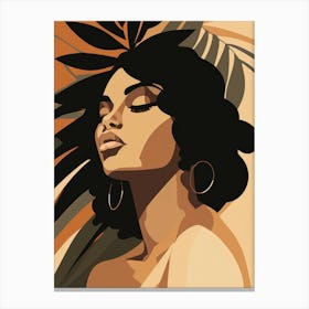 Afro-American Woman 6 Canvas Print