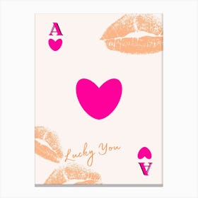 Lucky You 17 Canvas Print