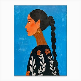 Mexican Woman 4 Canvas Print