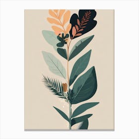 Abstract Botanical Painting Canvas Print