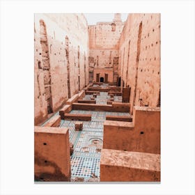 Marrakech palace | Travel Morocco photography Canvas Print