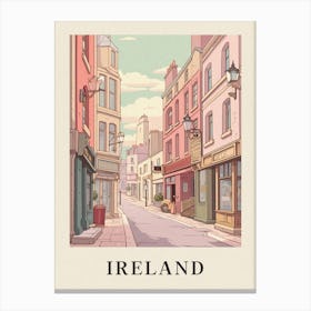Vintage Travel Poster Ireland Canvas Print