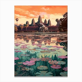 Angkor Wat, Siem Reap Cambodia 3 Canvas Print