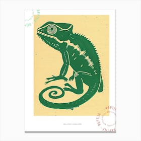 Mellers Chameleon Bold Block 1 Poster Canvas Print