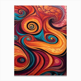 Abstract Swirls3 Canvas Print