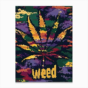 Colorful Cannabis Dreams Canvas Print