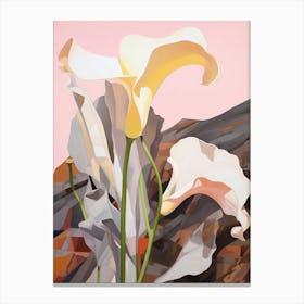 Calla Lily 2 Flower Painting Canvas Print