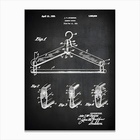 Clothes Hanger Laundry Decor Closet Laundry Wall Art Home Decor Garment Hanger Patent Print Laundry Room Patent Print Hb8391 Canvas Print