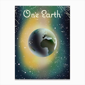 One Earth Canvas Print