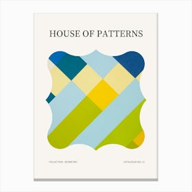 Geometric Pattern Poster 13 Canvas Print