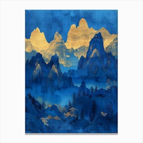 Chinese Mountains 76 Canvas Print