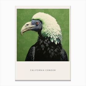 Ohara Koson Inspired Bird Painting California Condor 3 Poster Canvas Print