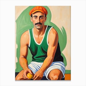 Tennis Player 4 Canvas Print