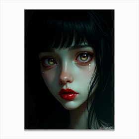 Anime Girl2 Canvas Print