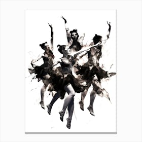 Dance Troop - Ballet Dancers Canvas Print