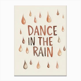 Dance In The Rain Canvas Print