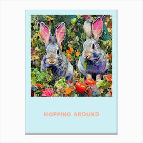 Hopping Around Poster 3 Canvas Print