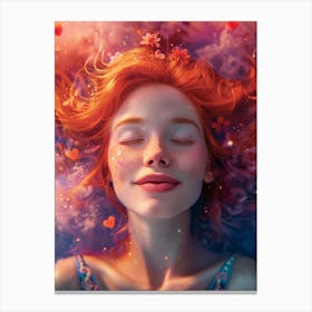 Dreaming Girl 3 Canvas Print