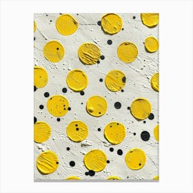 Yellow Dots 2 Canvas Print