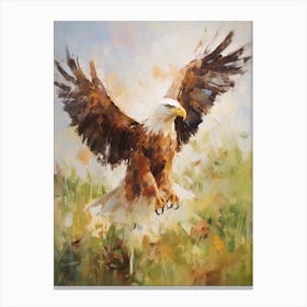 Bird Painting Bald Eagle 3 Canvas Print