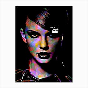 Taylor Swift Colorful 2 Leinwandbilder