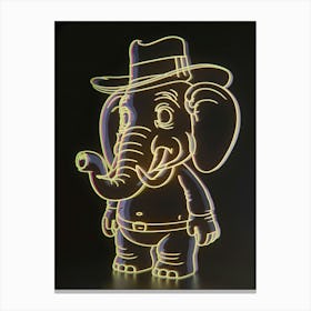 Elephant In A Hat Toile