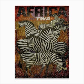 Vintage Travel Poster ― Africa Canvas Print