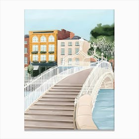 Dublin Ha’Penny Bridge Canvas Print