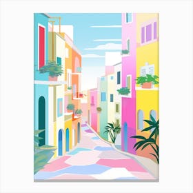 Anzio, Italy Colourful View 2 Canvas Print