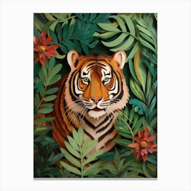 Tiger In The Jungle 22 Canvas Print